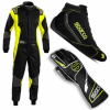Sparco Futura Racewear Package - Black/Yellow